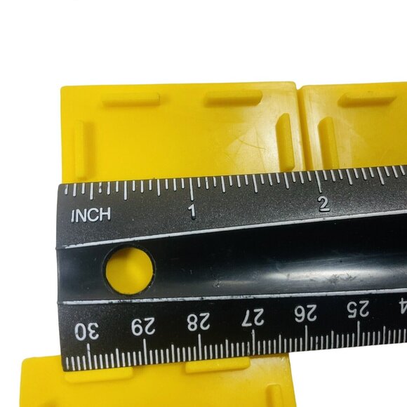 Stackable Toy House Lot Yellow Red White Floor Walls Roof Vintage Taiwan - Picture 7 of 8